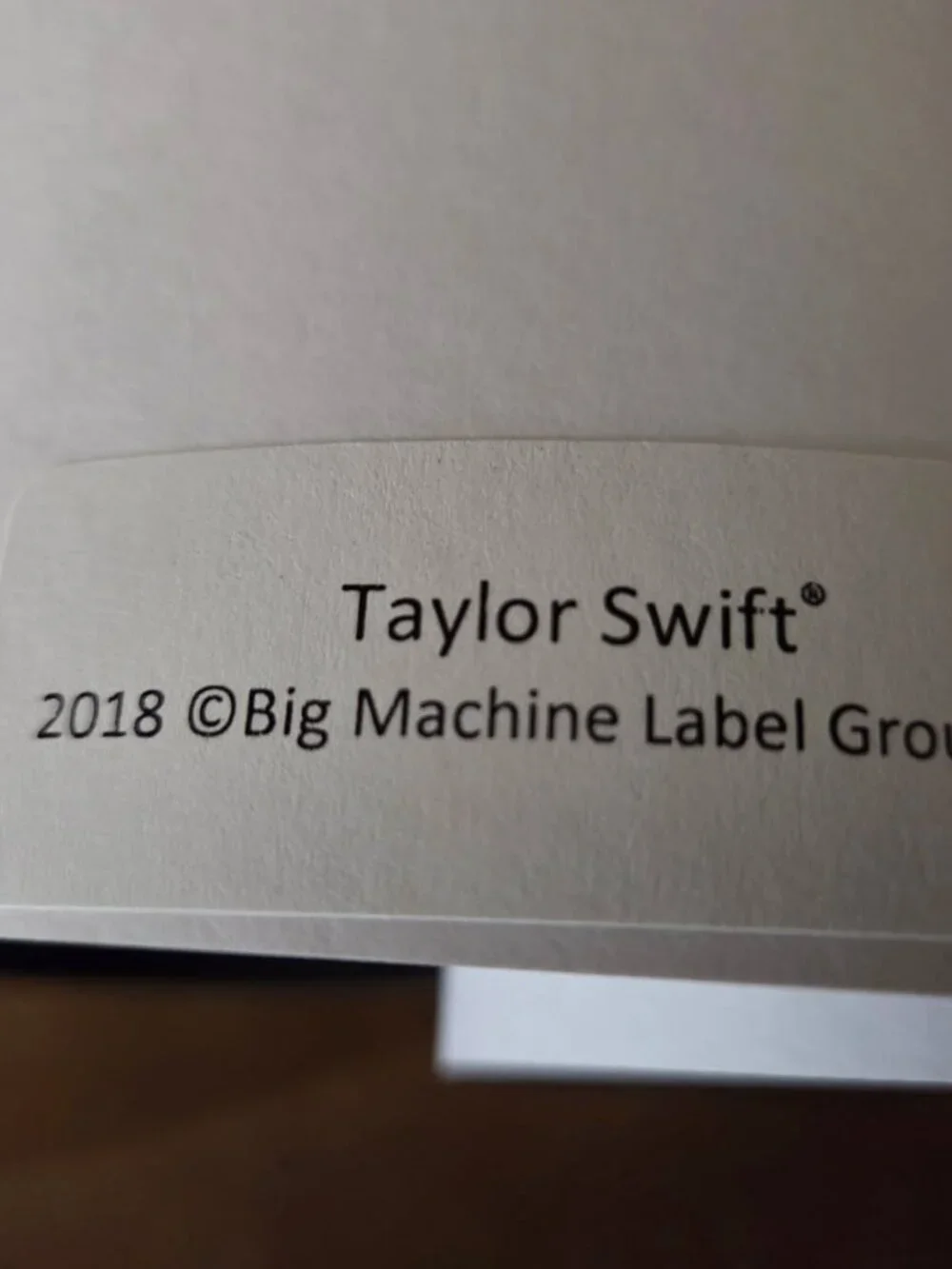 Taylor Swift Delicate Lithograph